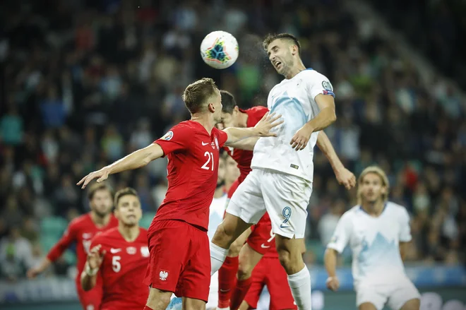 Andraža Šporarja in soigralce pri slovenski reprezentanci v jesenskih mesecih čakajo zanimive tekme v ligi narodov. FOTO: Uroš Hočevar/Delo