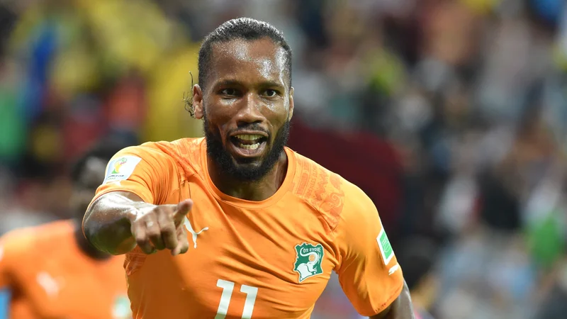 Fotografija: Didier Drogba je Pavlinov sošolec na univerzi v Limogesu, morda bo postal predsednik nogometne zveze Slonokoščene obale. Foto Issouf Sanogo/AFP