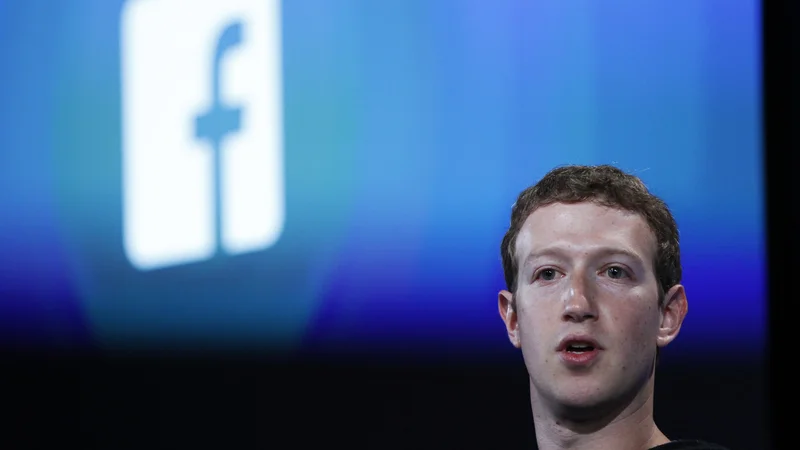 Fotografija: Facebookov soustanovitev in predsednik uprave Mark Zuckerberg. Foto Robert Galbraith Reuters Pictures