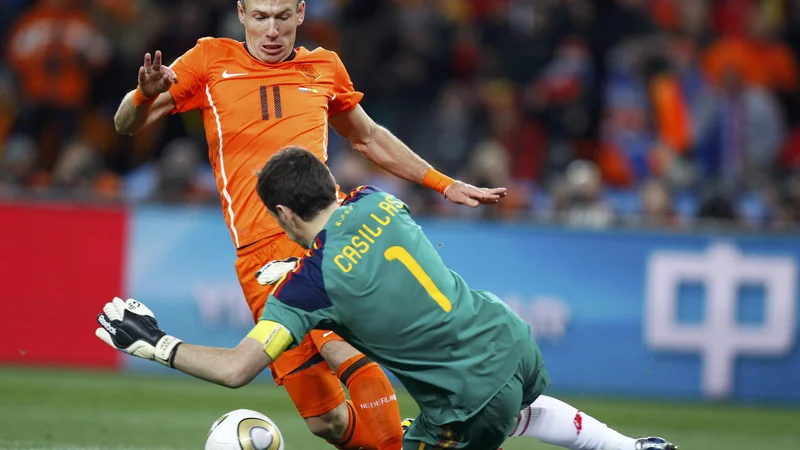 Fotografija: Arjen Robben bo na stara nogometna leta cvetel v deželi tulipanov. FOTO: Reuters