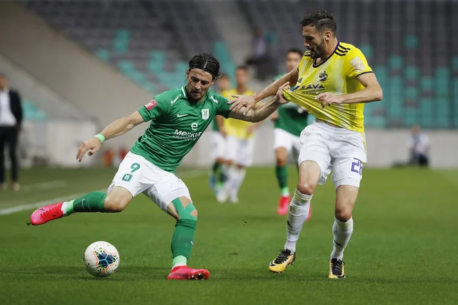 Ante Vukušić je živahno igro kronal z edinim golom na derbiju. FOTO: Leon Vidic/Delo