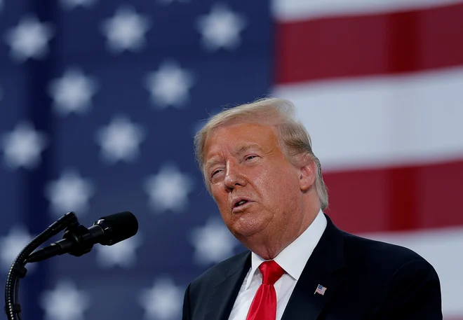 Ameriški predsednik Donald Trump FOTO: Carlos Barria/Reuters