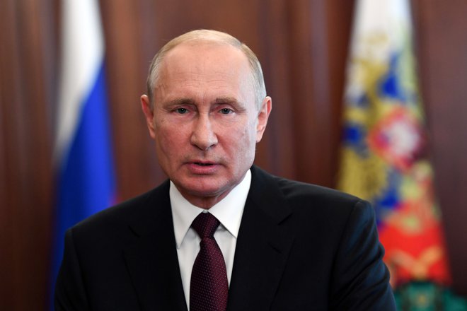 Ruski predsednik Vladimir Putin FOTO: Alexey Nikolsky/Afp
