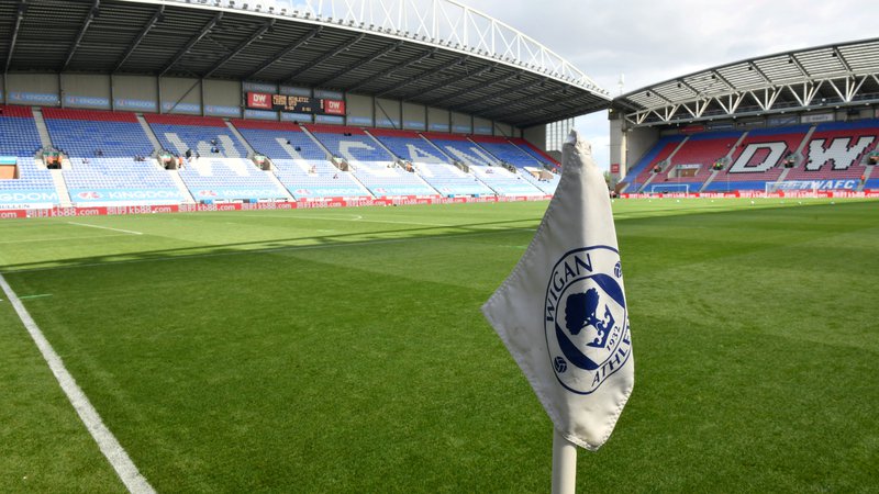 Fotografija: Na stadionu DW v Wiganu se ne obetajo rožnati nogometni časi. FOTO: Paul Burrows/Action Images