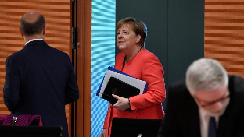 Fotografija: Pričakovati je, da bo v sklepni fazi pogajanj spet najpomembnejšo vlogo imela nemška kanclerka Angela Merkel. FOTO: John MacDougall/Reuters