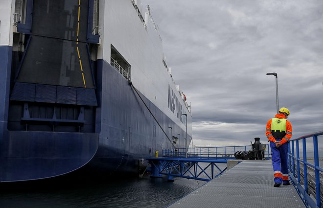 V Luki Koper so povedali, da pomorski prostorski načrt ne bo predvidel nadaljnjega povečanja pristanišča. FOTO: Blaž Samec/Delo