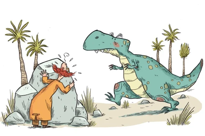 Potep z dinozavri Foto Prirodoslovni Muzej Slovenije