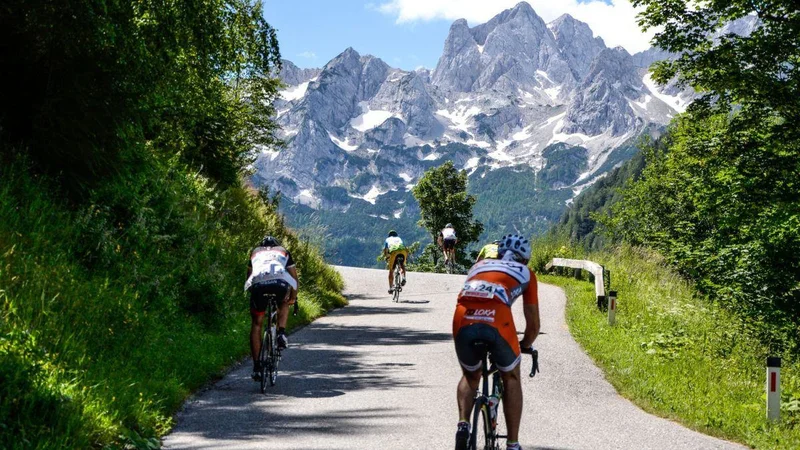 Fotografija: To je klanec, na katerem boste prav gotovo prekleli dan, ko ste se zaljubili v kolo. FOTO: Arhiv maratona Alpe Scott