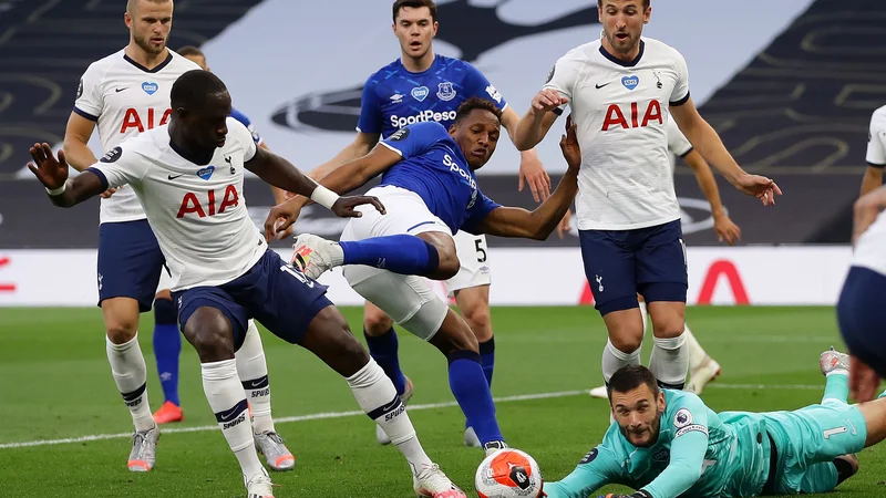 Fotografija: Tottenham in Everton sta se merila v Londonu, kjer so se zmage veselili gostitelji. FOTO: Richard Heathcote/Afp