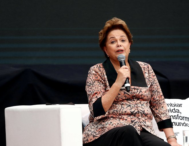 Okoljevarstvo za nekdanjo predsednico Rousseff ni bilo prioriteta. FOTO: Martin Acosta/Reuters