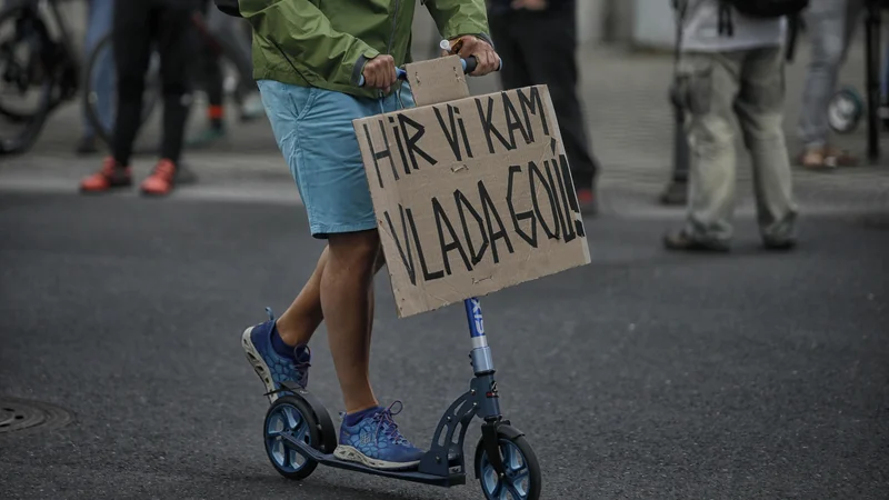 Fotografija: Demokracija je ali moralna ali pa je ni.
Foto Blaž Samec