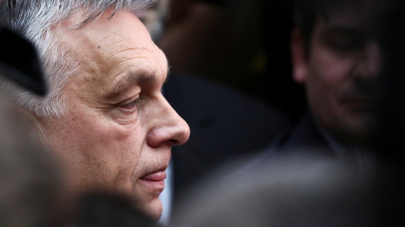 Fotografija: Orbán rad ponavlja, da je bilo Madžarski ukradeno ozemlje. Običajno to počne ob junijski obletnici in po potrebi še kdaj vmes.
Foto Reuters
