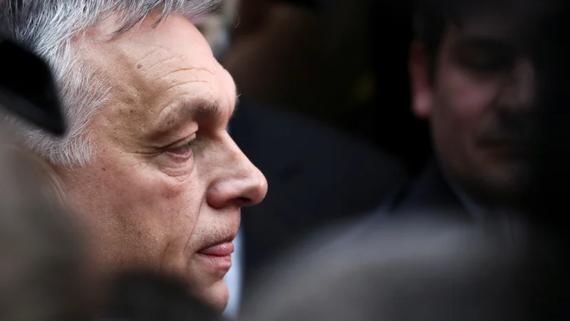 Fotografija: Orbán rad ponavlja, da je bilo Madžarski ukradeno ozemlje. Običajno to počne ob junijski obletnici in po potrebi še kdaj vmes.
Foto Reuters