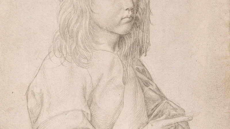Fotografija: Albrecht Dürer: Avtoportret pri trinajstih, 1484 FOTO: Muzej Albertina, Dunaj