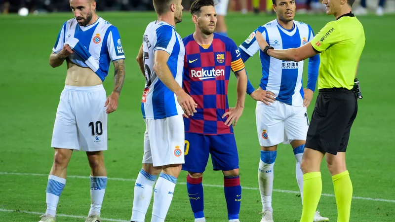 Fotografija: Espanyol nima več možnosti za obstanek. FOTO: Lluis Gene/AFP