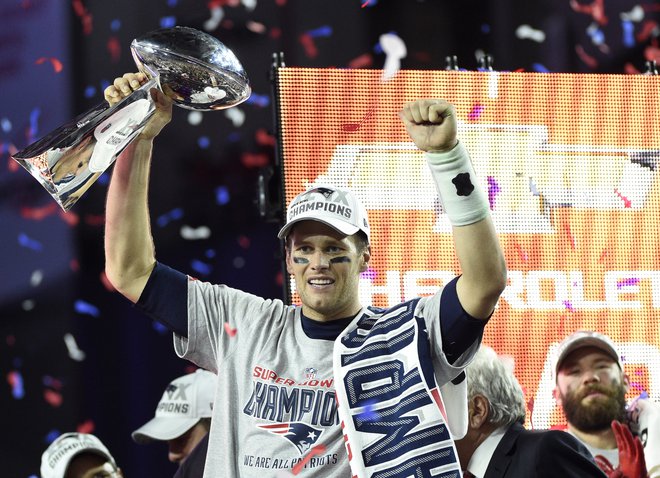 Tom Brady bo kariero nadaljeval v Tampi. FOTO: Kyle Terada/AFP