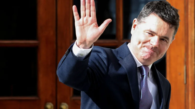 Fotografija: Mandat, ki traja dve leti in pol, bo Paschal Donohoe začel 13. julija. Foto: Paul Faith/Afp