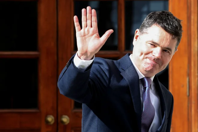 Mandat, ki traja dve leti in pol, bo&nbsp;Paschal Donohoe&nbsp;začel 13. julija.&nbsp;Foto: Paul Faith/Afp