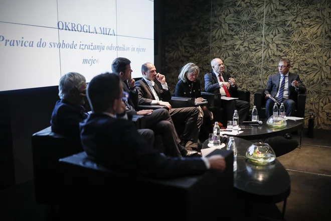 &raquo;Odvetniki smo nekaj posebnega, saj ne zastopajo svojih pravic, ampak interese svojih strank pred različnimi državnimi organi.&laquo; Foto Uroš Hočevar