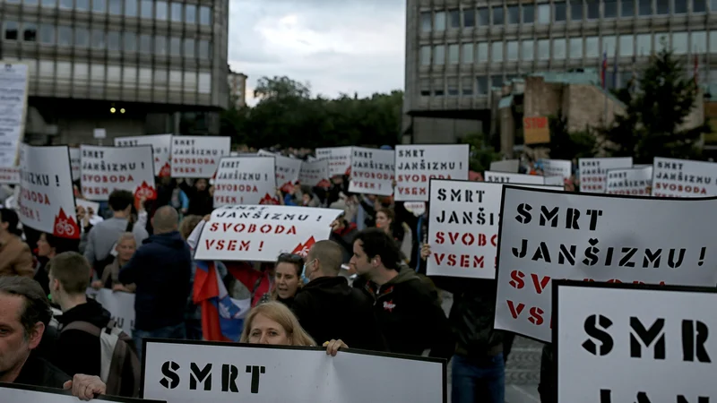 Fotografija: Beseda janšizem je izpeljanka priimka Janša in vsak v sebi dobro ve današnji pomen te besede. Foto Blaz Samec