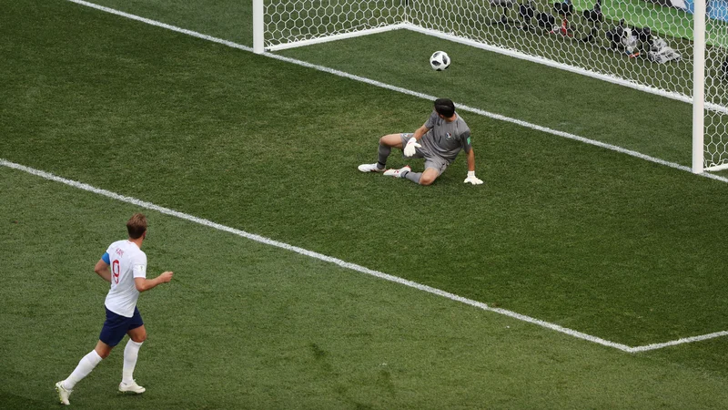Harry Kane je zaenkrat prvi strelec mundiala. Foto Ivan Alvarado/Reuters