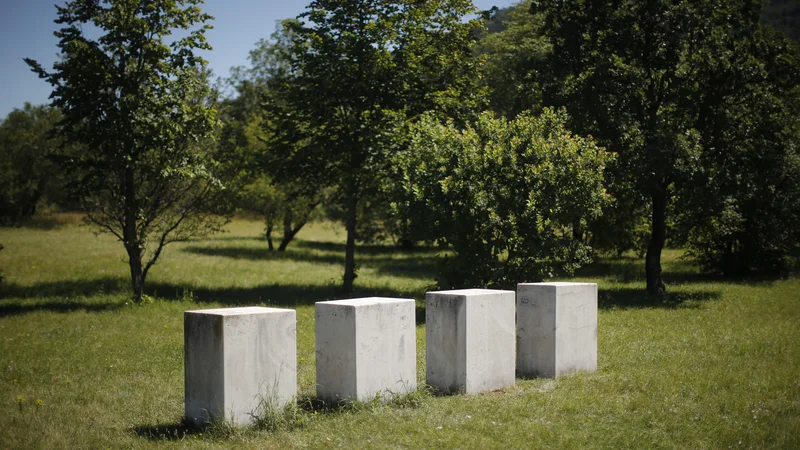Fotografija: Današnji simbolni dogodek prinaša elemente kronologije. Kronologija je temelj vsake zgodovinske analize. Ko je jasna kronologija, je možna tudi vzročna analiza. FOTO: Jure Eržen/Delo
