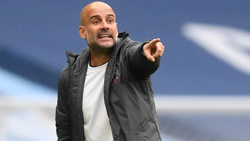Fotografija: Pep Guardiola že snuje nov ambiciozen projekt na klopi Manchester Cityja. FOTO: Michael Regan/Reuters