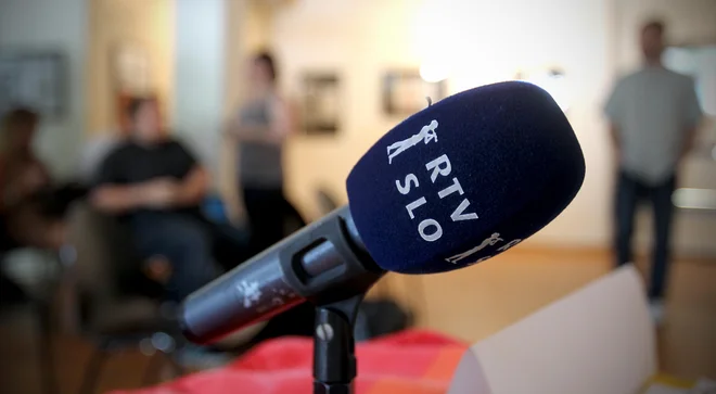»Novi zakon, ki nam jemlje denar, pomeni konec za to hišo,« je opozoril generalni direktor RTV Slovenija Igor Kadunc. FOTO: Blaž Samec/Delo