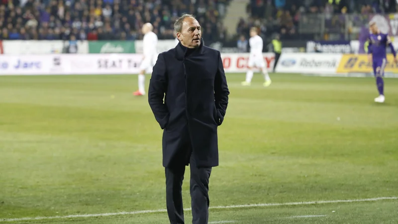 Fotografija: Pod vodstvom Darka Milaniča so nogometaši Maribora pred 10 leti v kvalifikacijah za evropsko ligo gostovali na Madžarskem. FOTO: Leon Vidic/Delo