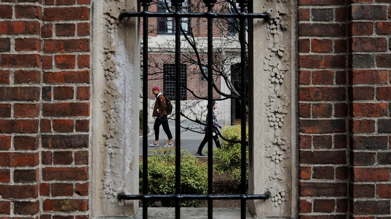 Fotografija: Napoved Trumpove vlade izgonu tujih študentov je bila objavljena, ko je Harvard naznanil, da bo zaradi pandemije covida-19 večji del jesenskega semestra potekal na daljavo. FOTO: Brian Snyder/Reuters