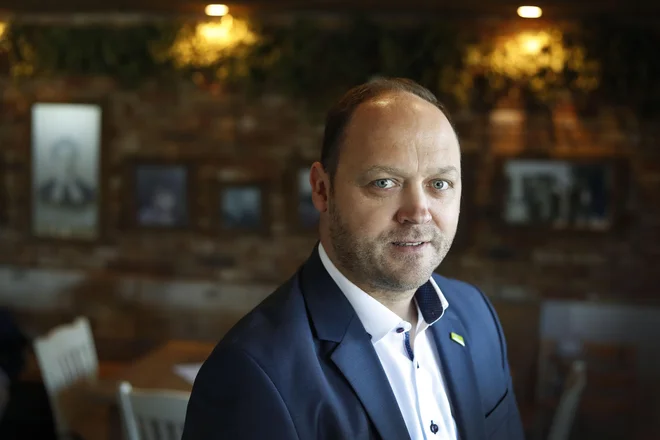 Boštjan Gorjup, dobitnik priznanja Manager leta 2018. Foto: Leon Vidic/Delo