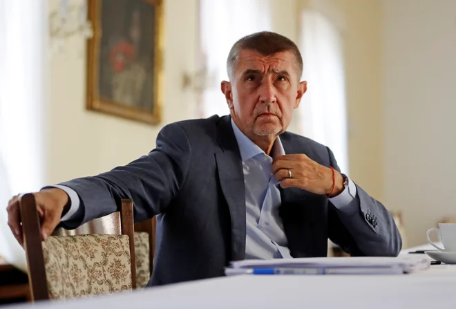 Premier Češke Andrej Babis. FOTO: David W Cerny/Reuters