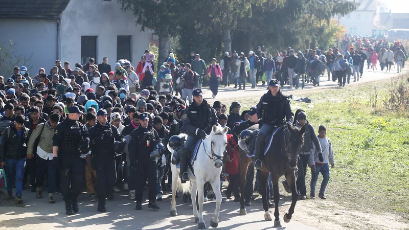 Fotografija: Dogovor prinaša več možnosti, da bomo skupaj z drugimi preprečevali množične migracije, kakršnim smo bili priča leta 2015, je zagotovil Cerar. Foto Igor Zaplatil/delo