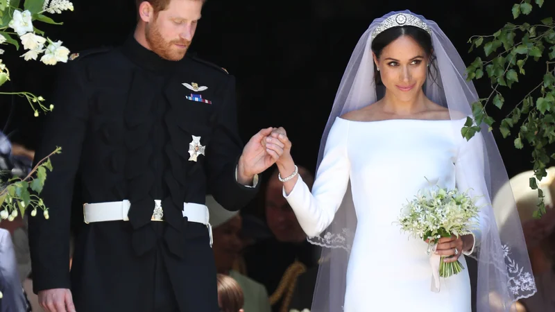 Fotografija: Meghan Markle in princ Harry na poroki vsaj desetletja ...