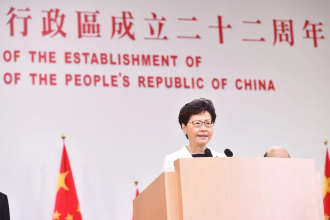 Carrie Lam obljublja večji posluh za ljudske želje. FOTO: Reuters