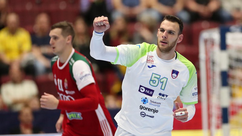 Fotografija: Handball - 2020 European Handball Championship - Main Round Group 2 - Slovenia v Hungary - Malmo Stadium, Malmo, Sweden - January 19, 2020. Slovenia's Borut Mackovsek gestures. TT News Agency/Andreas Hillergren via REUTERS      ATTENTION EDITORS - THIS IMAGE WAS PROVIDED BY A THIRD PARTY. SWEDEN OUT. NO COMMERCIAL OR EDITORIAL SALES IN SWEDEN.