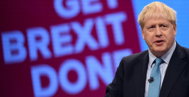 Britanski premier Boris Johnson je na decembrskih volitvah dobil dokončni mandat za izvedbo brexita na podlagi ločitvenega sporazuma. Foto: Oli Scarff/Afp