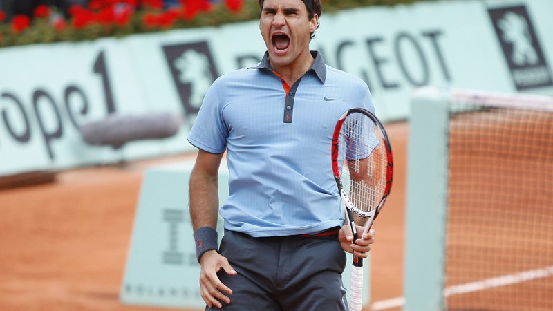 Fotografija: Roger Federer si je v zahtevnih razmerah izbruha koronavirusa zamislil posrečen izziv. FOTO: Reuters