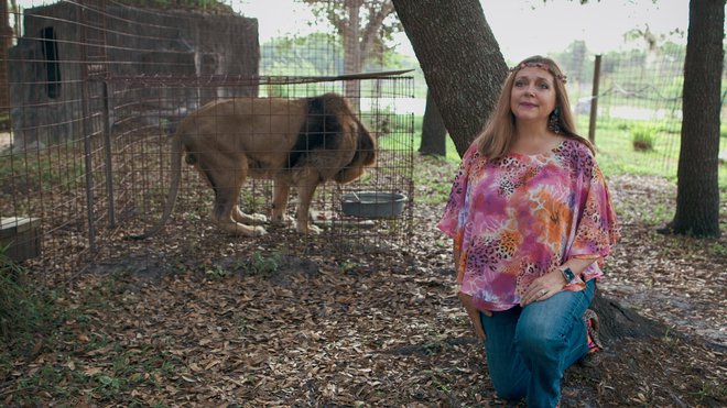 Carol Baskin je borka za pravice živali, a tudi ona ni povsem nedolžna. FOTO: Promocijsko gradivo