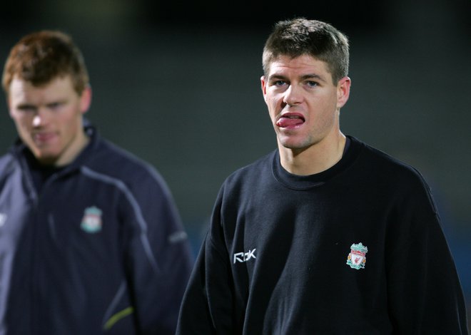 Legendarnega Liverpoolovega zveznega vigralca Stevena Gerrarda je Škofjeločan navdušil. FOTO: Reuters