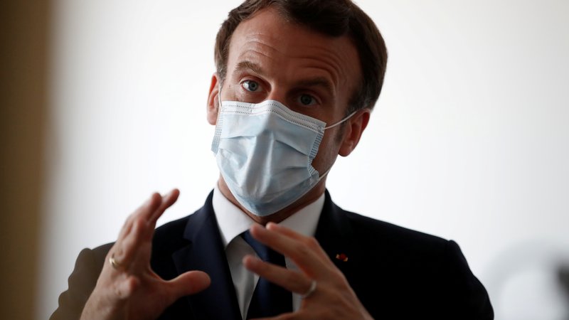 Fotografija: Francoski predsednik Emmanuel Macron. Foto: Gonzalo Fuentes/Reuters