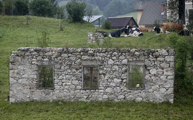 Užival sem, ko sem smel sam z motorjem po hribovskih vaseh menjati števce ali odpravljati okvare. Foto Blaž Samec