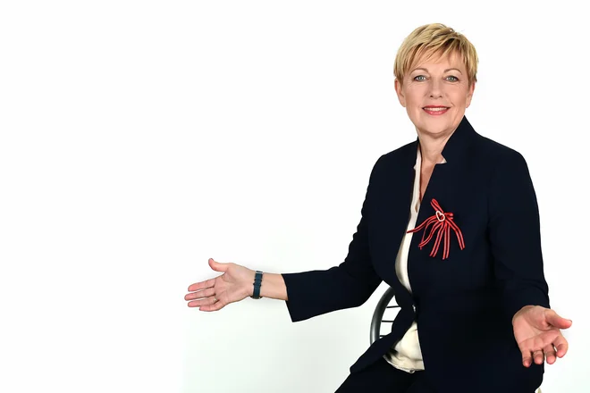 Najtežje je bilo voditi Odmeve v času, ko gosti niso smeli priti v studio, pravi Rosvita Pesek. FOTO: Branka Timpran
