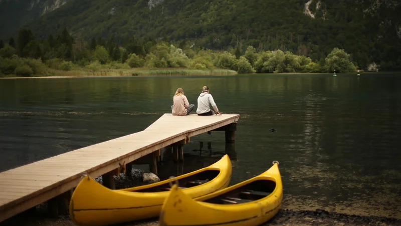 Fotografija: Idila ob Bohinjskem jezeru. FOTO: Jure Eržen