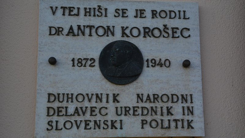 Fotografija: V občini Sv. Jurij ob Ščavnici urejajo spominsko sovo dr. Antona Korošca, ki je umrl leta 1940. FOTO: Bakal Oste