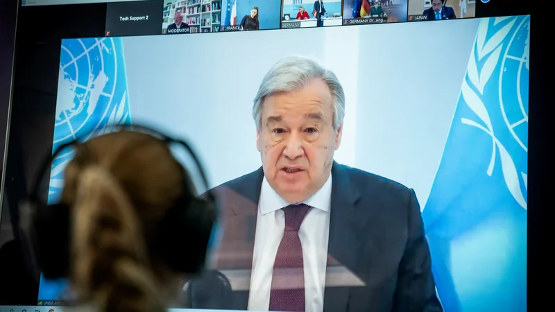 Fotografija: Generalni sekretar ZN António Guterres. FOTO: Reuters