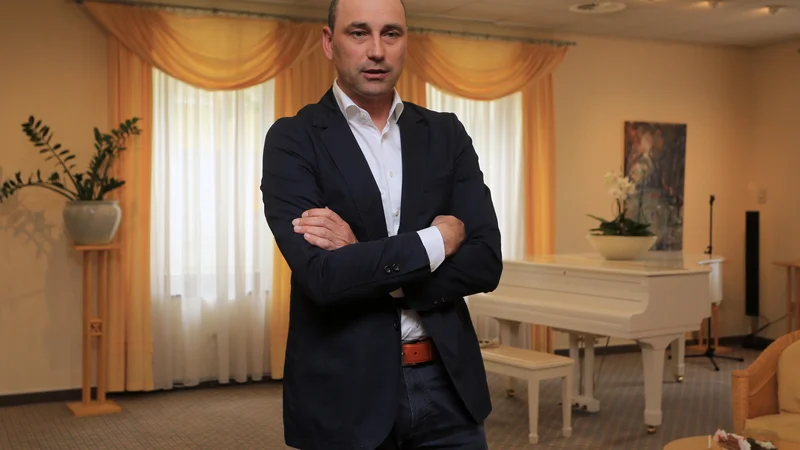 Fotografija: Matja Kovačič, nekdanji predsednik uprave NKBM. FOTO: Pota Slovenije