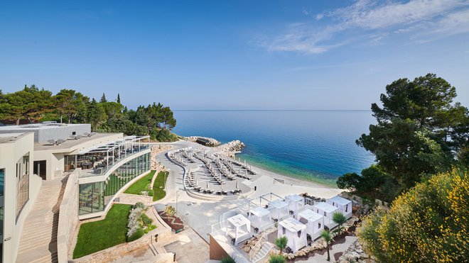 Nova luksuzna plaža hotela Kempinski Adriatic in Skiper Resorta na Savudriji. FOTO: Neven Jurjak Aka Merlo De Graia