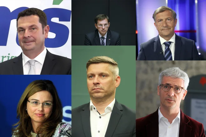 Glavni pogajalci pri sestavljanju koalicije. FOTO: Uredništvo