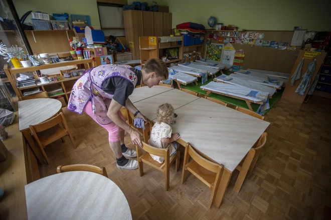 Čez približno dve leti bo Spodnja Idrija dobila nov vrtec. FOTO: Voranc Vogel/Delo